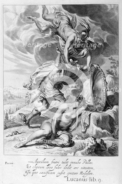 Perseus cuts off Medusa's head, 1655. Creator: Unknown.