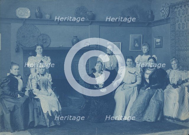 Mrs. Grover Cleveland and cabinet ladies, 1897. Creator: Frances Benjamin Johnston.