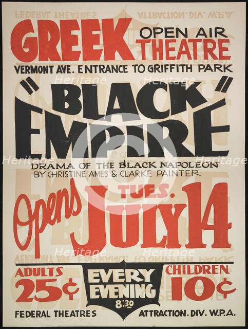 Black Empire, Los Angeles, [193-]. Creator: Unknown.