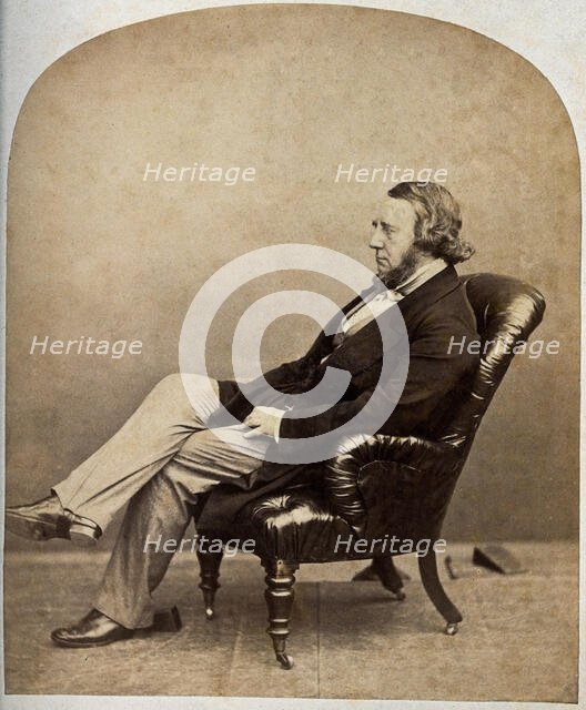 Richard Monckton Milnes, Lord Houghton. Creator: Unknown.