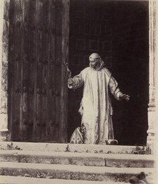 Principal Doorway of the Carthusian Monastery, Burgos, 1853. Creator: Charles Clifford.