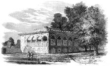 House at Arrah Fortified against the Dinapore Mutineers - from a sketch by Major V. Eyre, 1857. Creator: Unknown.