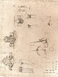 Drawing of ecclesiastical architecture, c1472-c1519 (1883). Artist: Leonardo da Vinci.