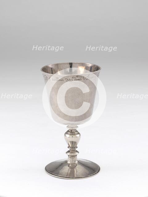 Wine Cup, c. 1660. Creators: John Hull, Robert Sanderson.