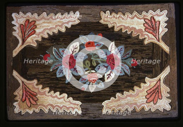 Rug, United States, 19th century. Creator: Unknown.