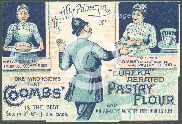 Coombs Pastry flour, 1890s. Artist: Unknown