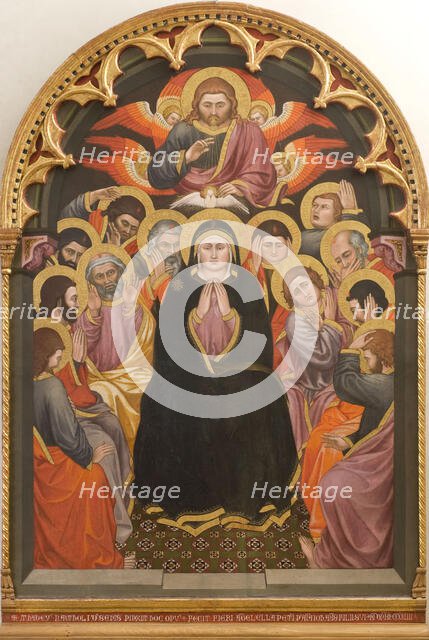 Pentecost, 1403. Creator: Taddeo di Bartolo (1362/63-1422).
