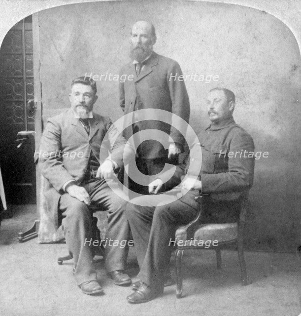 Boer commanders, South Africa, Boer War, 1902. Artist: Underwood & Underwood