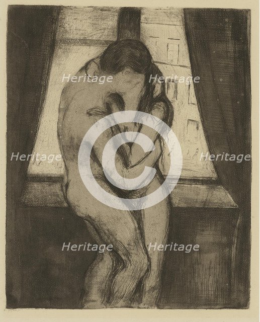 The Kiss, 1895. Artist: Munch, Edvard (1863-1944)