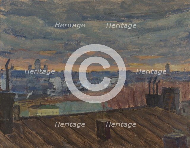 Frosty morning, c1930s. Creator: Reijo Ruskeepaa.