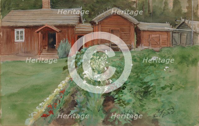 Karlsson’s Cottage, 1905. Creator: Albert Edelfelt.