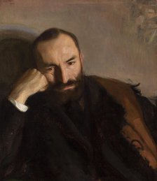 Portrait of Feliks Jasienski, 1903. Creator: Wojciech Weiss.