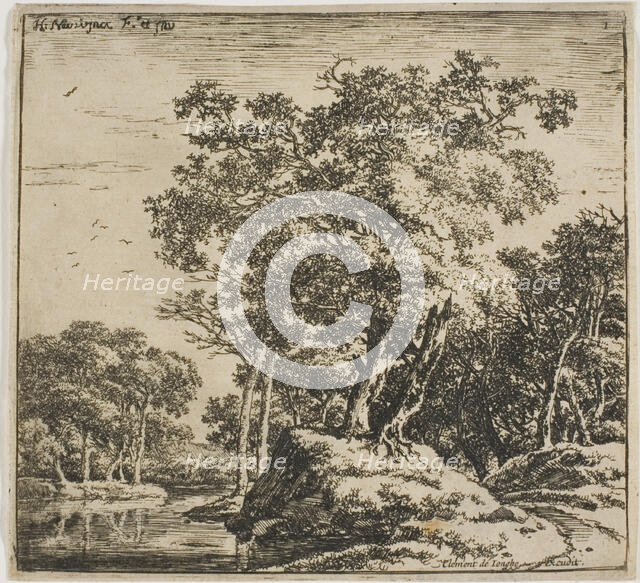 Landscape, from Set of Landscapes, n.d. Creator: Herman Naijwincx.