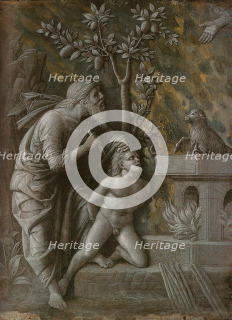 The Sacrifice of Isaac, c.1490-1495. Artist: Mantegna, Andrea (1431-1506)