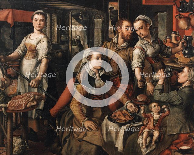 Allegory of Negligence (Allegory of Imprudence), 1563. Creator: Beuckelaer, Joachim (ca. 1533-1574).