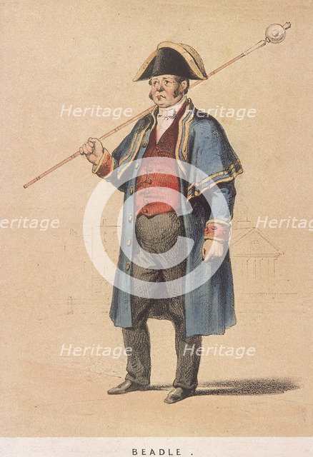 A Beadle, 1855. Artist: Day & Son