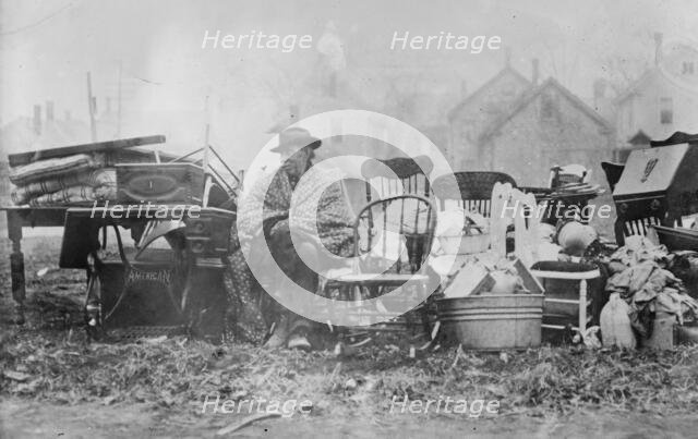 Made homeless by Bangor fire, 1911. Creator: Bain News Service.