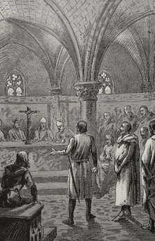 VII Council of Tarragona, 1312, (1890).  Creator: Unknown.