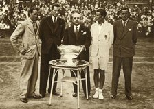 Great Britain wins the Davis Cup tennis championship, Paris, 30 July 1933, (1935). Creator: Unknown.