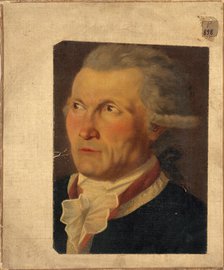 Portrait of an unknown person (Denis Le Roy?), c1780. Creator: Denis-Sebastien Leroy.