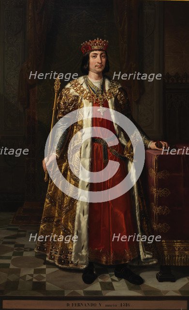 Portrait of King Ferdinand II of Aragon (1452-1516).