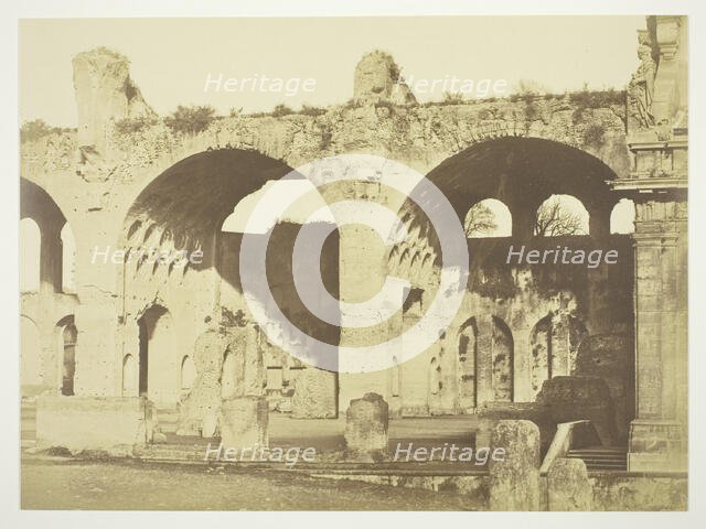 Untitled (Basilica of Maxentius), c. 1857. Creator: Robert MacPherson.