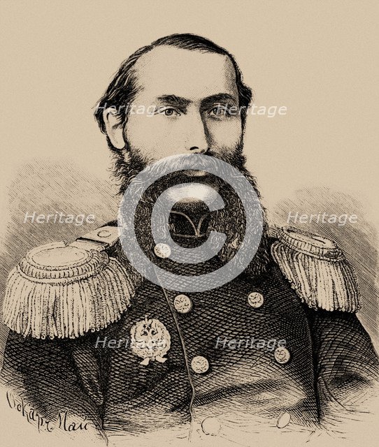 Portrait of Amand Yegorovich Struve (1835-1898), 1870.