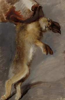 Study of a Hare, around 1815. Creator: Johann Peter Krafft.