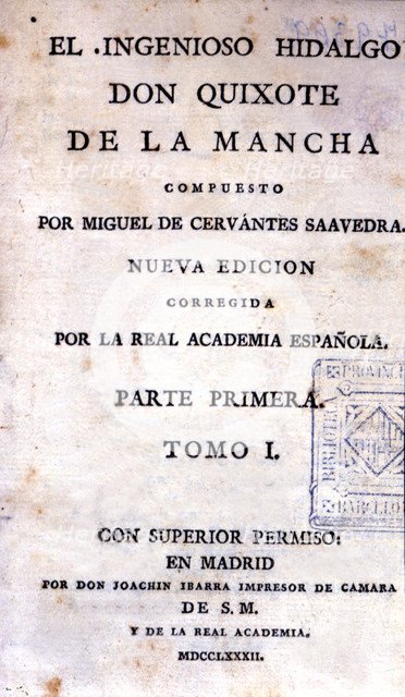 El Ingenioso Hidalgo Don Quijote de la Mancha' (The Ingenious Nobleman Don Quixote de la Mancha) …
