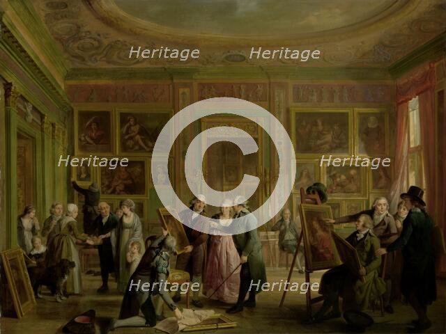 The Art Gallery of Josephus Augustinus Brentano, c.1790-c.1799. Creator: Adriaan De Lelie.