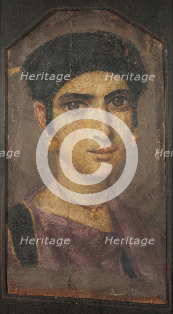Portrait of a Young Lady, 2nd cen. AD. Artist: Fayum mummy portraits  