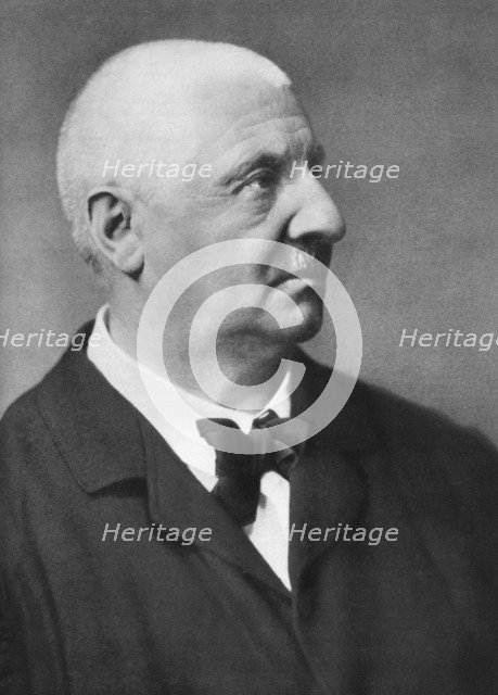 Anton Bruckner (1824-1896), Austrian composer known for his symphonies, masses, and motets. Artist: Unknown