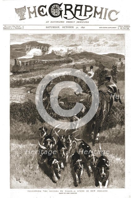 ''The Graphic, Front Cover Saturday, October 31, 1891', 1891. Creator: Unknown.