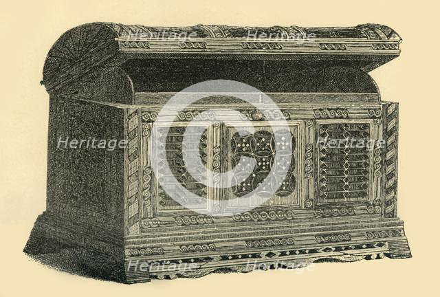 Carved openwork box, 1500-c1860, (1881).  Creator: W Tucker.