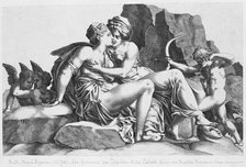 Jupiter and Callisto, 1537-40. Creator: Pierre Milan.