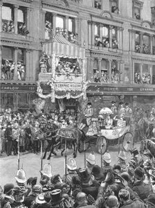 'The German Emperor's visit to the City', 1891. Creator: R Barnes.