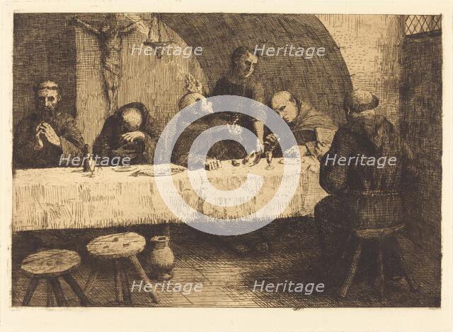 The Refectory (Le refectoire). Creator: Alphonse Legros.