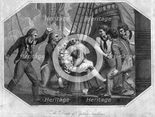 'The Death of Captain Faulkner', 18th century(?). Artist: Grainger