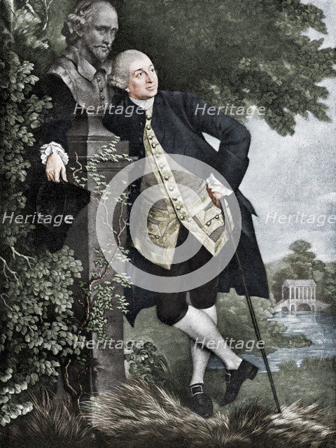 David Garrick (1717-1779), English actor, playwright, theatre manager and producer, 1905. Artist: Unknown.