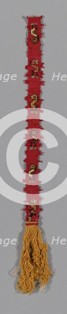 Fragment (Band), Peru, A.D. 1000/1476. Creator: Unknown.