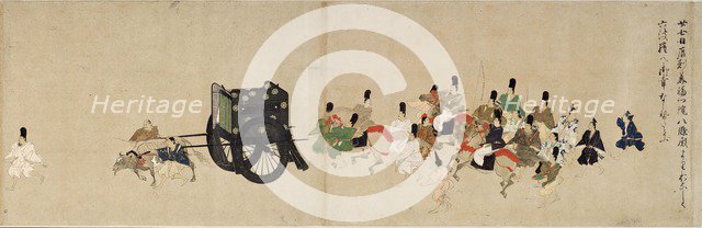 Illustrated Tale of the Heiji Civil War (The Imperial Visit to Rokuhara) 5 scroll, 13th century. Artist: Anonymous  