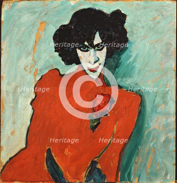 Alexander Sakharoff, 1909. Artist: Javlensky, Alexei, von (1864-1941)