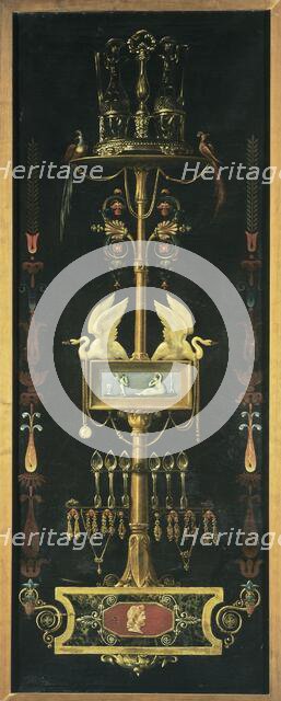 Decorative panel, sign of the goldsmith Passerieux, c1825. Creator: Charles Hubert.