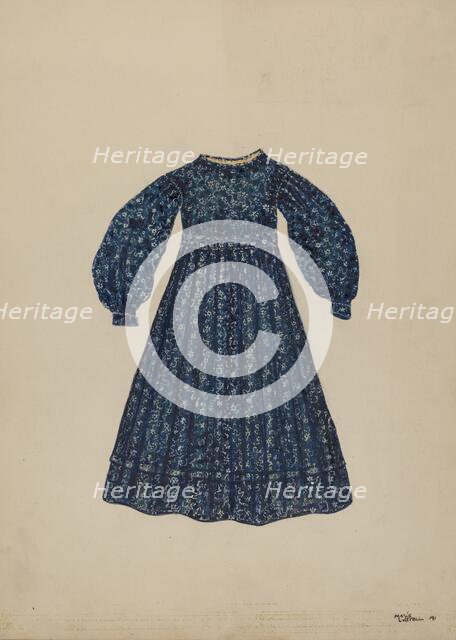 Child's Dress, 1941. Creator: Marie Lutrell.