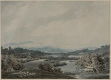 Italian Landscape, c. 1790-1792. Creator: John Robert Cozens (British, 1752-1797).