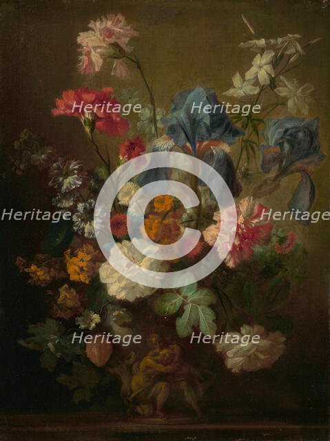 Vase of Flowers, mid-18th century. Creator: Follower of Jan van Huysum.