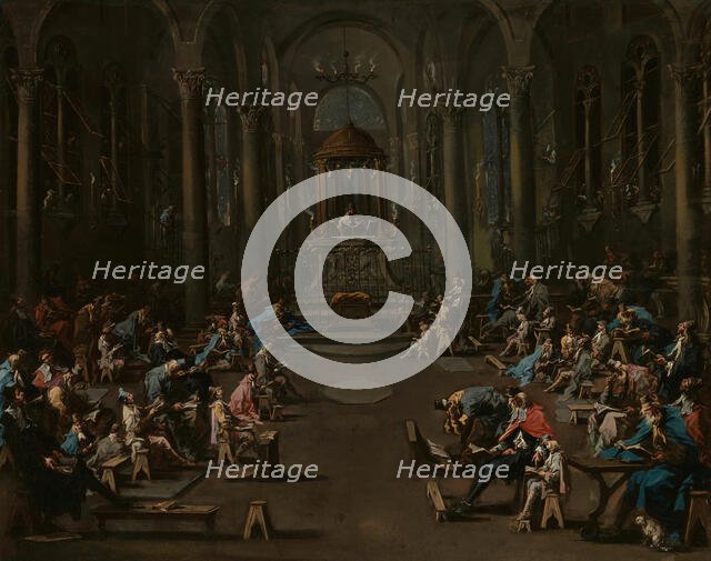 The Synagogue, 1725/35. Creator: Alessandro Magnasco.