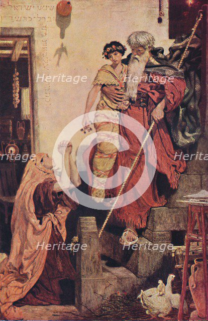 'Elijah Restoring the Widow's Son', 1868, (1947). Artist: Ford Madox Brown.