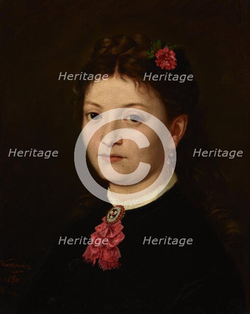 Portrait of a Young Woman, 1870. Creator: Antoni Kozakiewicz.