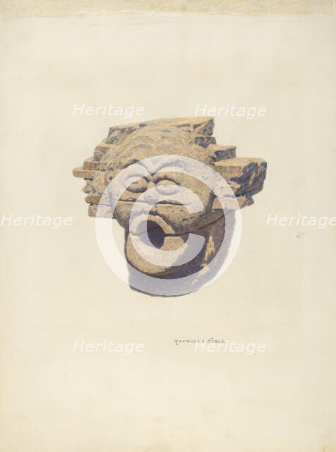 Water Spout, 1939. Creator: Raymond E. Noble.